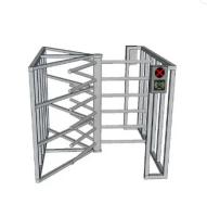 Contrôle d'accès de porte de tourniquet de taille de moitié de porte à deux battants pour l'école/supermarché