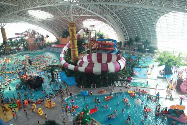 Мир моря измеряет проект Waterpark Кубик-Тенденции, большую крытую воду Wark
