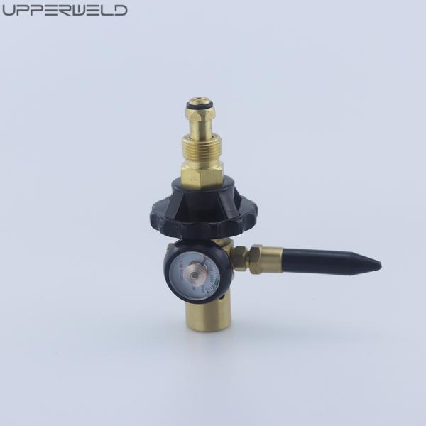 Outlet Nut Screw Balloon Filler Regulator with Cylinder Content Gauge and Rubber Nozzle