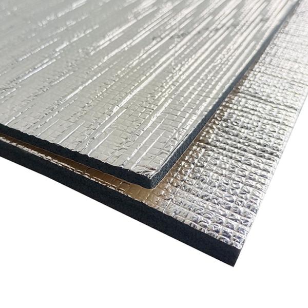 Heat Reflection Thermal Insulation Foam Waterproofing Aluminum Foil Composite Coated Fiberglass XLPE Foam