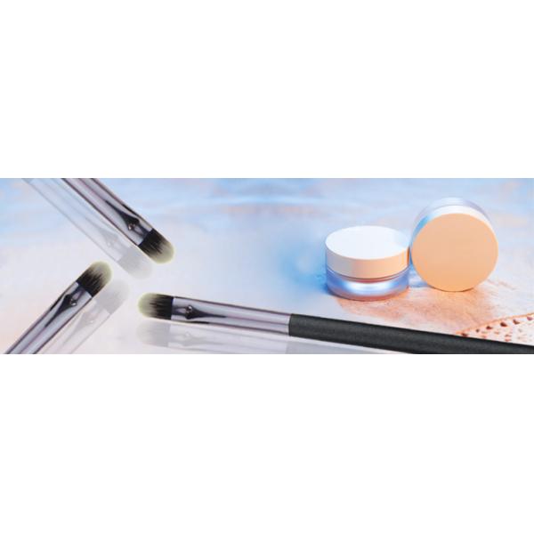 Grey Natural Flat Synthetic Concealer Brush Cosmetic Makeup Brushes Set
