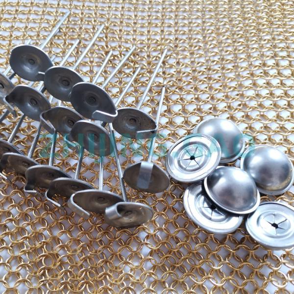 SS304 Lacing Anchor For Reusable Insulation Pad