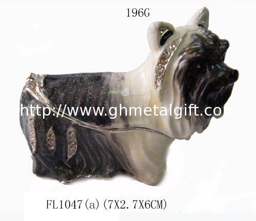 Lovely Dog Shape Jewelry Box Small Ring Jewelry Box Factory Price Jewelry Box