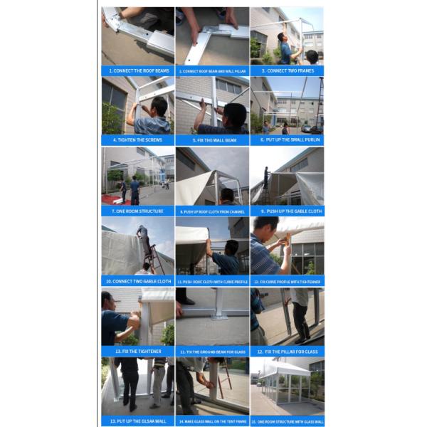 Custom White Aluminum Party Tent Occasion Banquet Hall/ Wedding Marquee Party Tent Event Marquee Tent