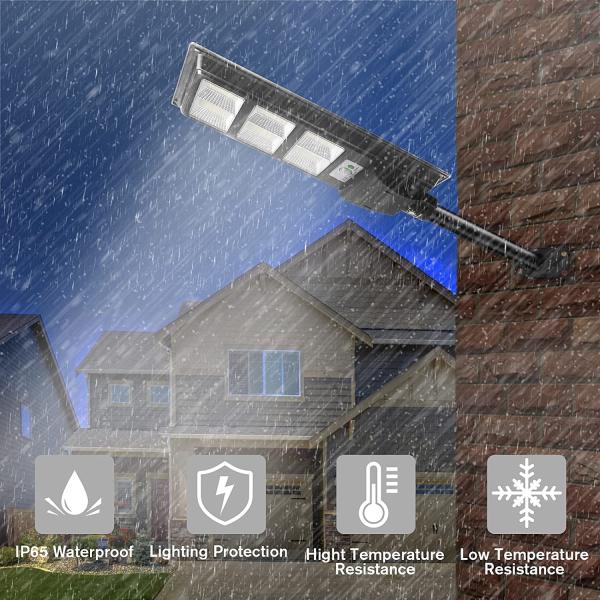 Luz de calle solar de 120 vatios para la prenda impermeable blanca de la resistencia IP65 de la inundación de la luz del día al aire libre 5000K