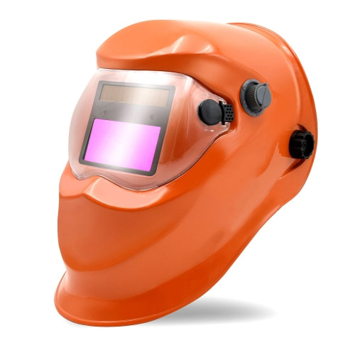 ПК фотоэлементов шлема оранжевой собственной личности затмевая сваривая автоматический затемняя защитить