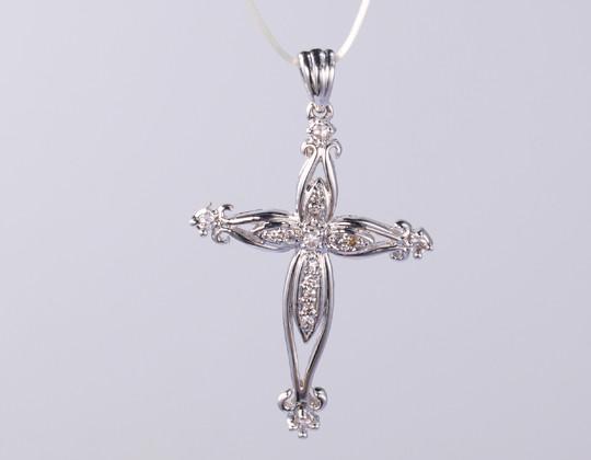 Fancy 46cm S925 Silver CZ Cross Pendant Religious Pendant Cross 8 Cross Collection fashion jewelry pendants