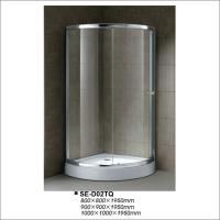 Clôtures de douche de porte coulissante avec le verre transparent de nettoyage facile de double côté