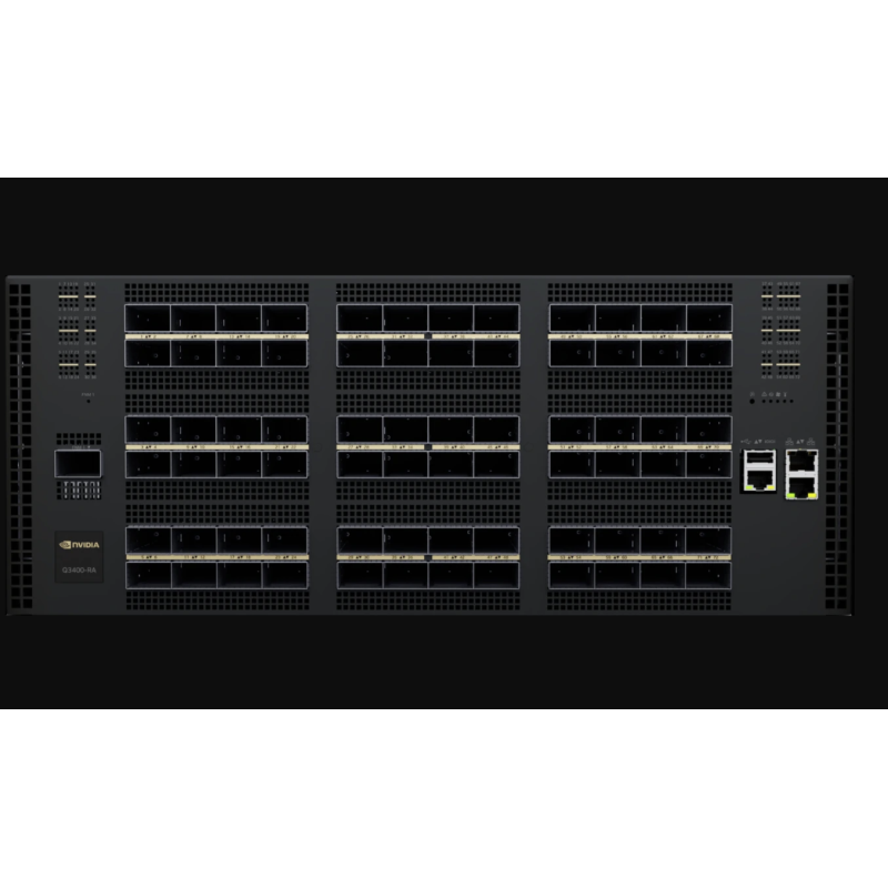 NVIDIA Q3400-RA 800Gb/s InfiniBand Switch 4U 144 XDR Ports over 72 OSFP Cages