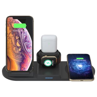 258*92*119mm personalizou o carregador sem fio 4 multifuncionais do telefone em 1