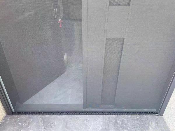 Fly Screen Doors Retractable Fly Screen Aluminum Alloy Sliding Doors Screen 360*280CM