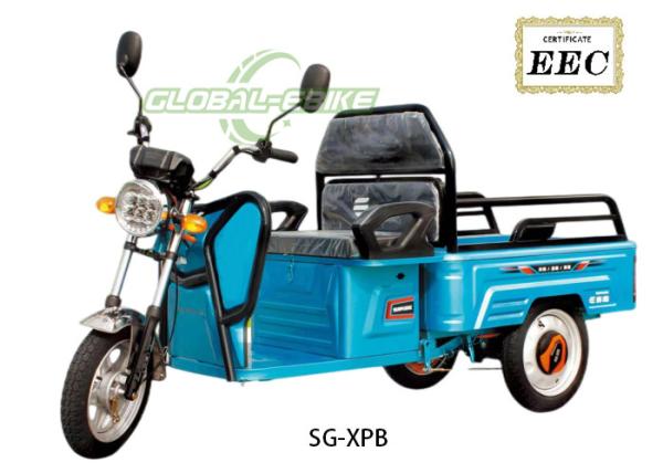 SG-XPB 1600W Triciclo elétrico de carga com garfo dianteiro hidráulico e luz LED