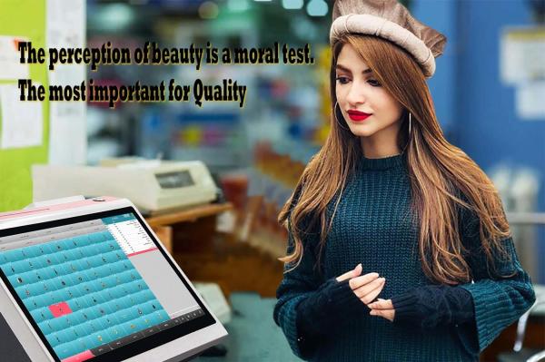 80mm Thermal Printer and 6 USB Ports Cashier System for Restaurant All in One Solution