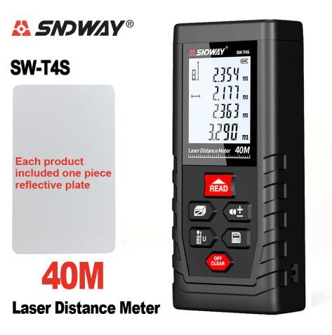 Sndway China Brand Laser Distance Meter SW-T4S 40m