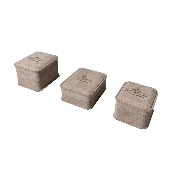 Women Girls Luxury Jewelry Packaging Boxes Round Corner Convex Edge Small Jewelry Box
