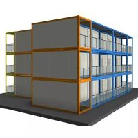 Prenda impermeable prefabricada extensible de la casa del envase del paquete plano de los 20ft