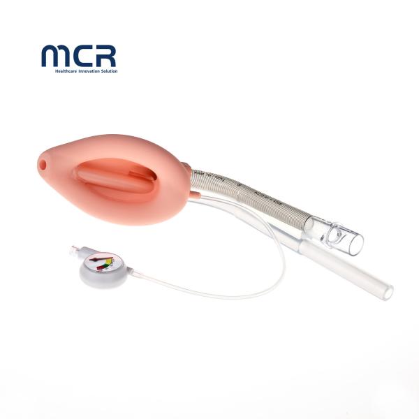 Silicone Cuff Double Lumen Lma Insert with dial Pressure indicator