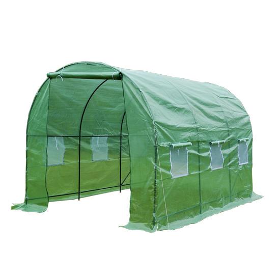 Windproof Walk In Tunnel Greenhouse UV Layer Protection Plastic Connectors
