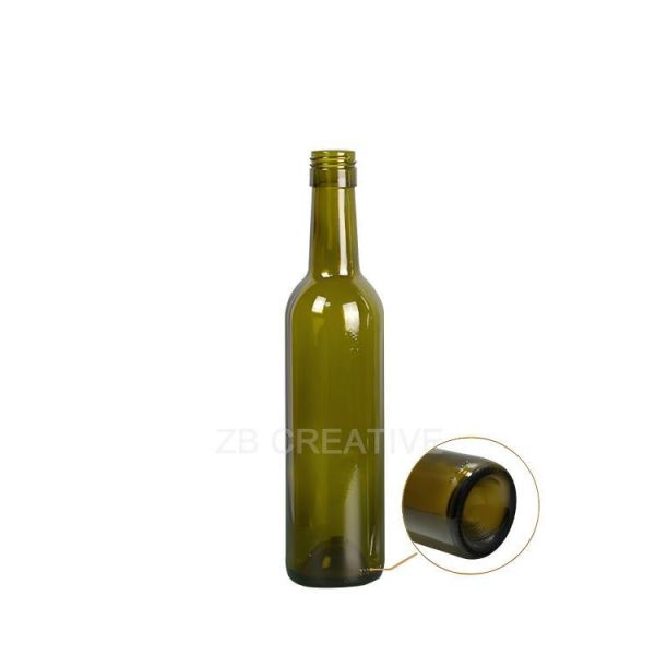 375ml Half Size Glass Bordeaux Wine Bottle Screw Top Glass Bottle 315g 1306S-1