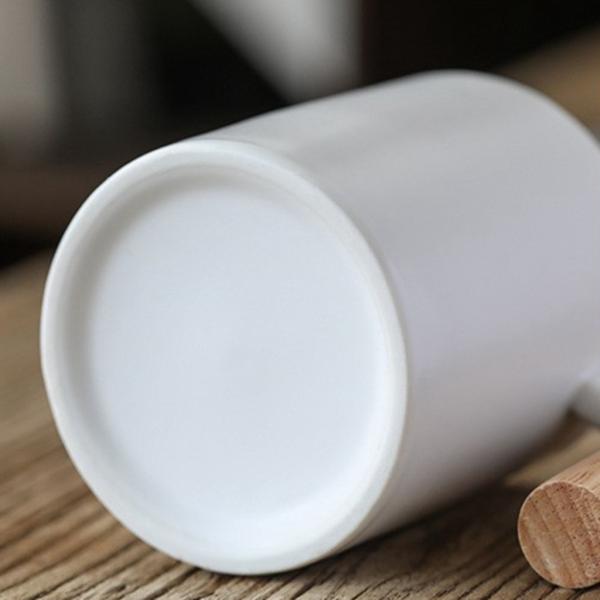 Sublimation Heat Transfer 11oz Ceramic Mug with Wooden Handle