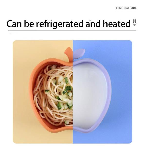 Children'S Complementary Food Silicone Suction Cup Bowl Can Be Microwave Oven Food Grade Silicone Bowl