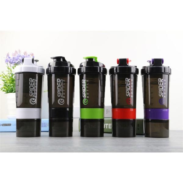 Свободные инструменты разминки фитнеса бутылки шейкера протеина BPA 600ml пластиковые