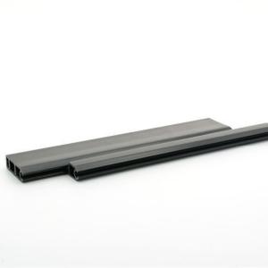 Corrosion Resistant Customized ABS Profile Black Extrusion Plastic Sliding