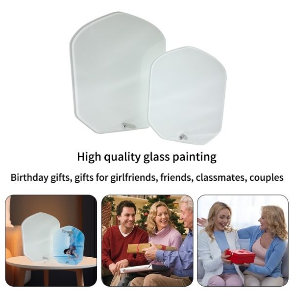 Blank Sublimation Glass Photo Frame Personalized Glass Picture Frames