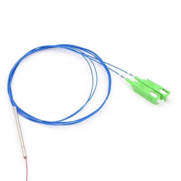 FTTH 0.9mm/2.0mm/3.0mm 1 * 2 SM Mini Fibra Óptica FBT Splitter com Relação de Splitter 1 2