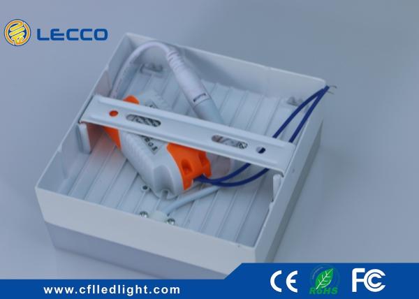 Slim White Flat Panel LED Lights 12W 80 LM / W Beam Angle 180°