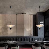 Nordique simple bar créatif restaurant chambre à coucher à tête simple led petit lampadaire maison