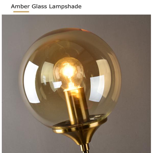 Rose Gold Color glass ball wall sconce for Corridor Living room Studio Bedroom ( WH-OR-07)