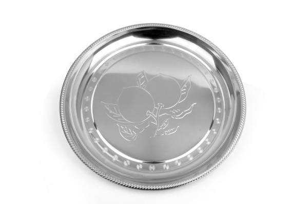 0.45mm Thickness Fashion FDA Stainless Steel Round Tray