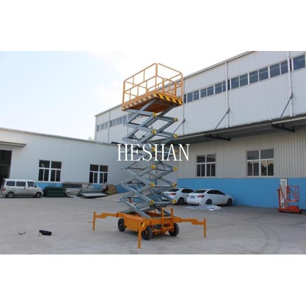 Un ascenseur électrique portatif de ciseaux d'homme 6M - 20M hydrauliques Steel Structure