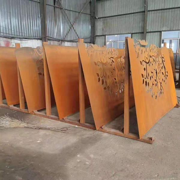 O laser cortou a privacidade do aço de Corten do projeto da tração seleciona a cerca Panels For Garden