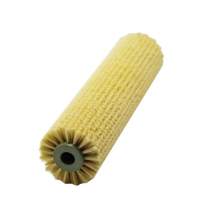 Industrial Cylindrical PP Vegetable Fruit Roller Brush For Washing And Peeling