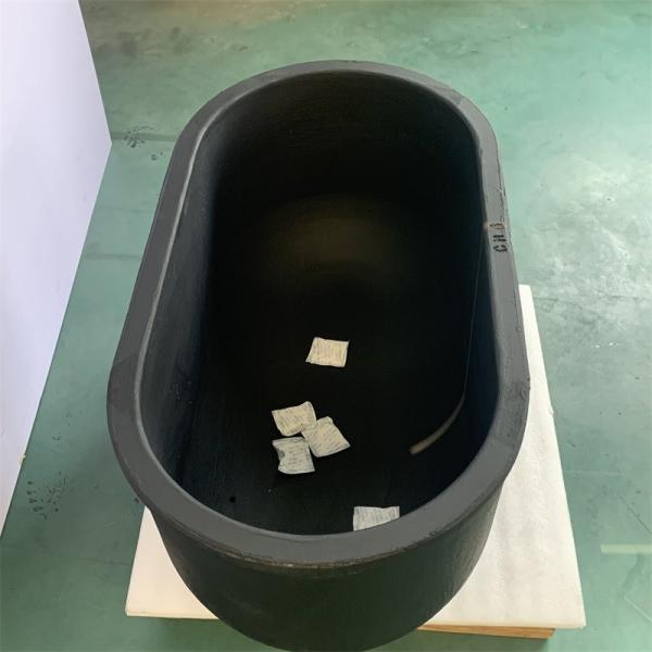 Cylindrical Large Graphite Crucible Heat Resistant Crucibles For Melting Metal