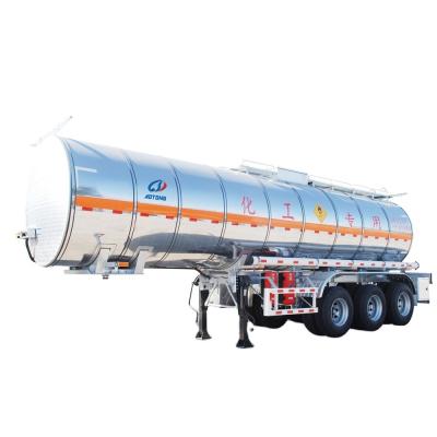 Saudi Arabia Aramco 5454 Aluminum Alloy Fuel Tank Semi Trailer with 50000liter Capacity