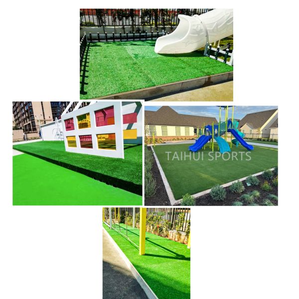 PE Foam Playground Interlocking Shock Pad with 1-3m HIC/CFH for Protection from Injury 30mm -50mm Thickness under Artificial Turf