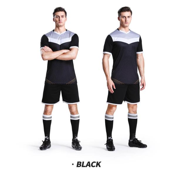 Refreshing Competition Clothing , Custom Soccer Uniforms Elastic Waistband