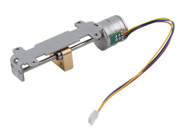 Motor passo-a-passo linear em miniatura de 20 mm 1 kg de impulso M3 para impressora D, controle de precisão industrial, etc.