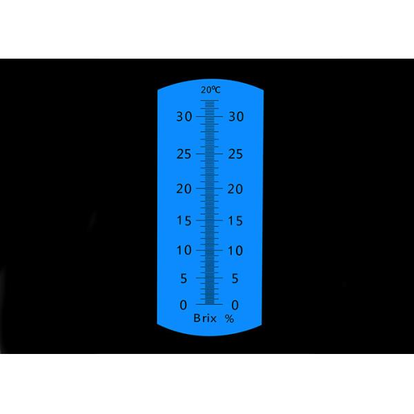 Sugar Brix Scale Refractometer Specific Gravity Lightweight With 170mm Length