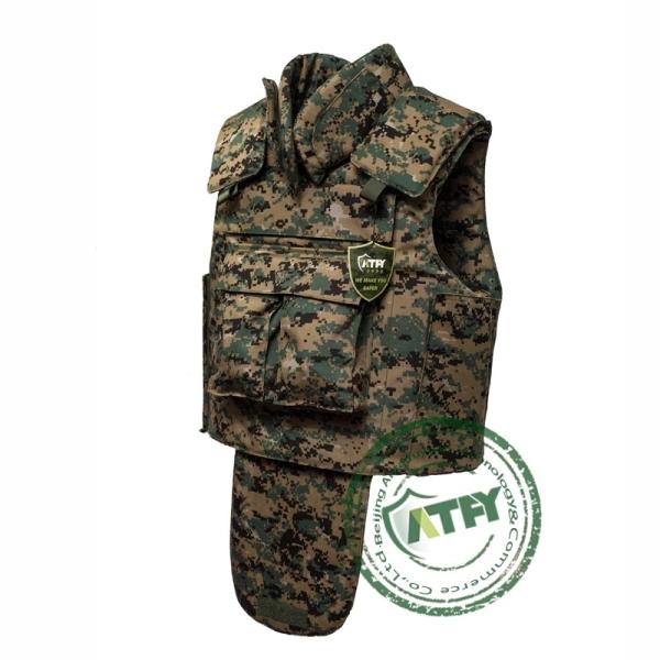Full Body Military Ballistic Vest Armor Kevlar Body Suit Lightweight