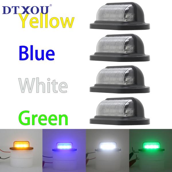66*22MM Universal Car Fitment Auto Rear License Lamp Light E-mark LED License Plate Lamp