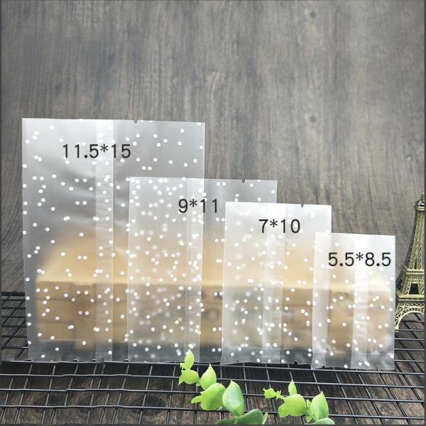 Frosted Translucent Food Packing Pouches For Biscuit Cookie