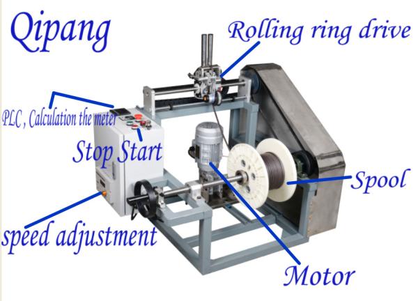 Powerful Wire Spooling Equipment High Efficiency With Counter Meter