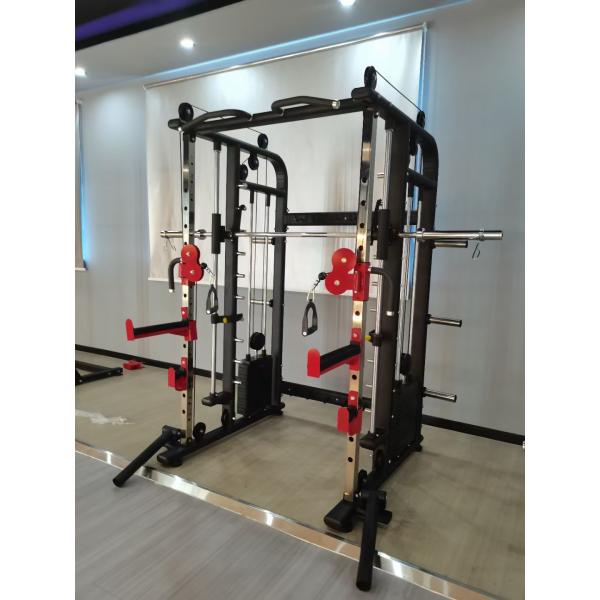 Salle de sport commerciale intérieure Smith Machine pour l'entraînement en force Bodybuilding Cable Crossover pour la station de fonctionnement Mutli