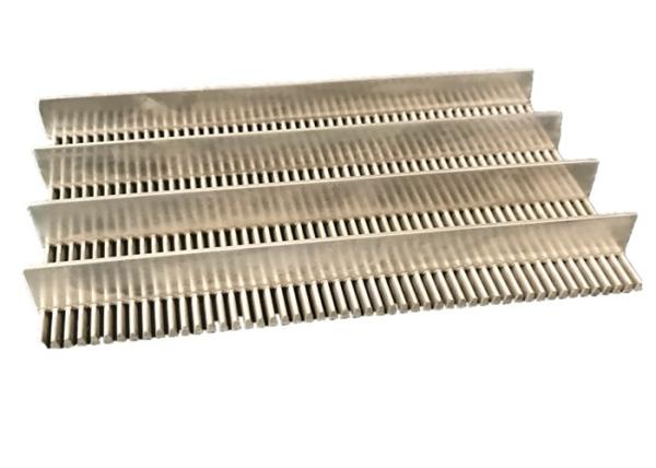 10micron 30inch Wedge Wire Screen , Dewatering Screen Panels Silver