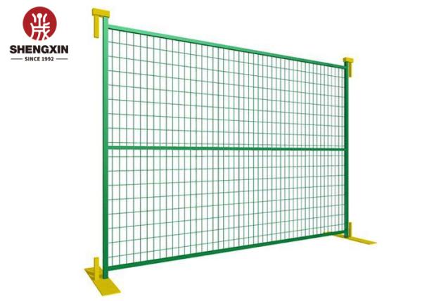 Eco Friendly Yard Portable Security Fence 25x25 Temporary Fence Panels