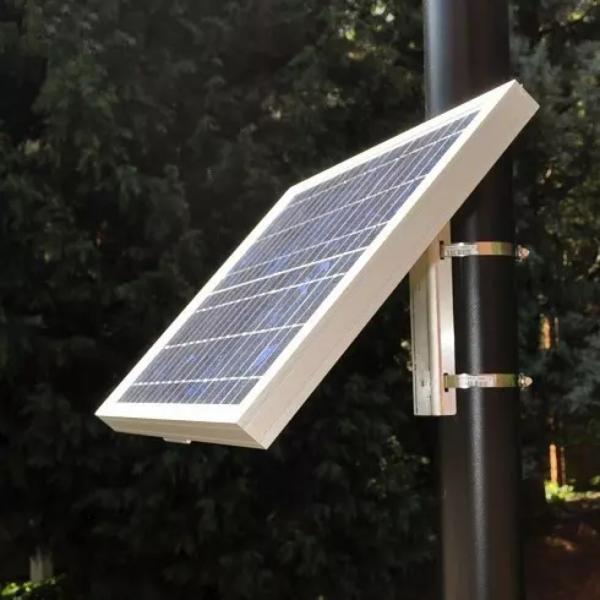 30w 60w Solar Panel Bracket Aluminum Alloy 100w Pole Mount Bracket